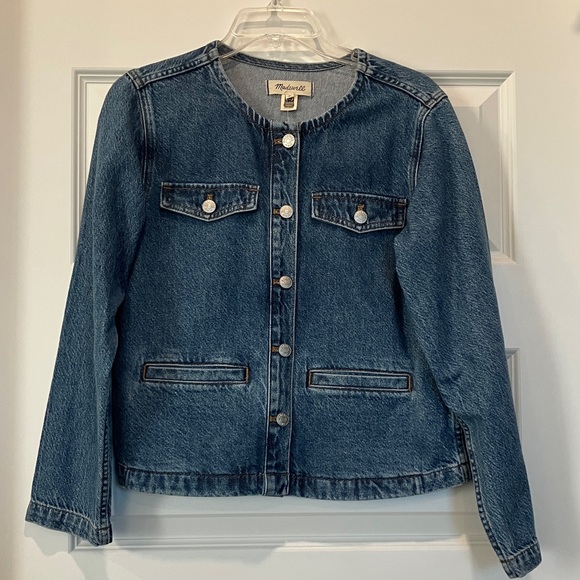 Madewell Jackets & Blazers - NWT Madewell Denim Lady Jacket in Lakecourt Wash